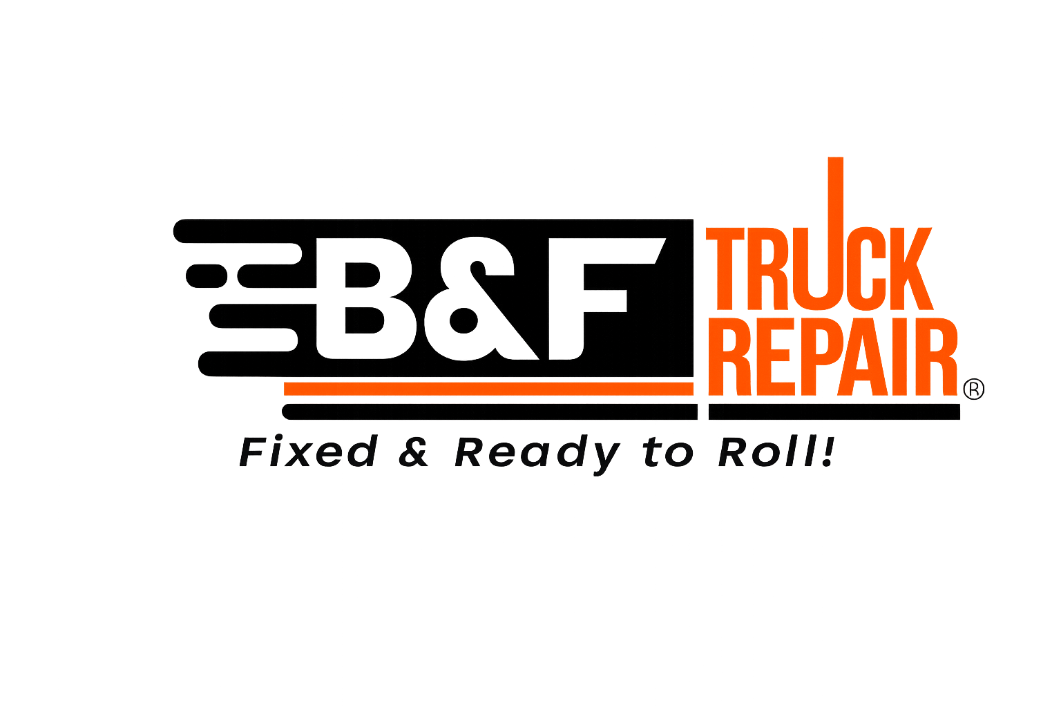 bf truck repair mobile logo